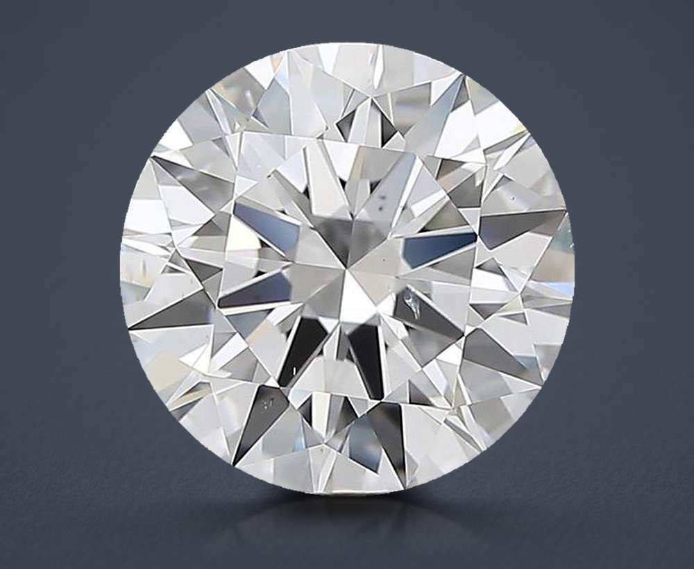 2.50ct E SI1 Rare Carat Ideal Cut Round Diamond
