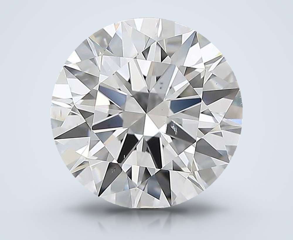 2.50ct E SI1 Rare Carat Ideal Cut Round Diamond