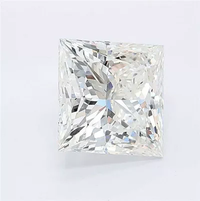2.07ct F SI1 Rare Carat Ideal Cut Princess Lab Grown Diamond