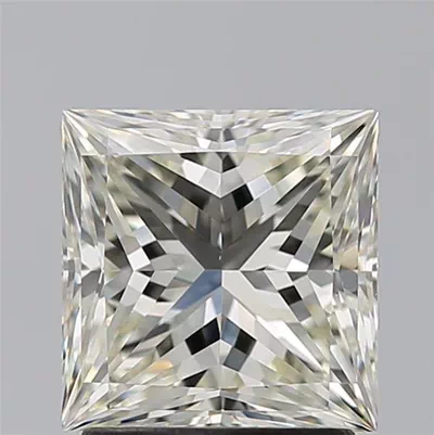 2.01ct K VS1 Rare Carat Ideal Cut Princess Diamond