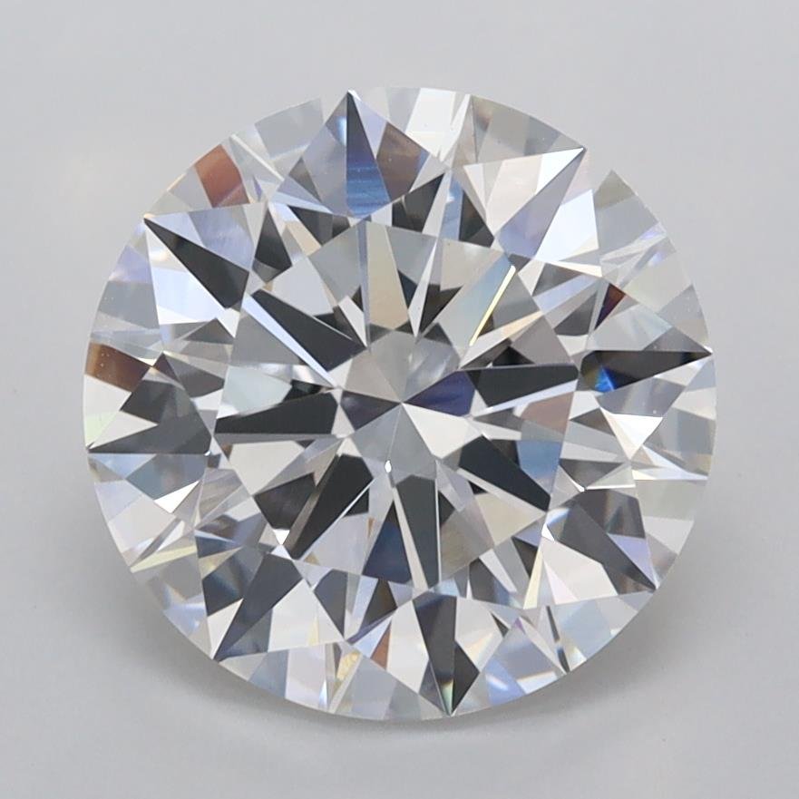 3.06ct E VVS2 Rare Carat Ideal Cut Round Lab Grown Diamond