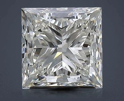 2.50ct K VVS1 Rare Carat Ideal Cut Princess Diamond