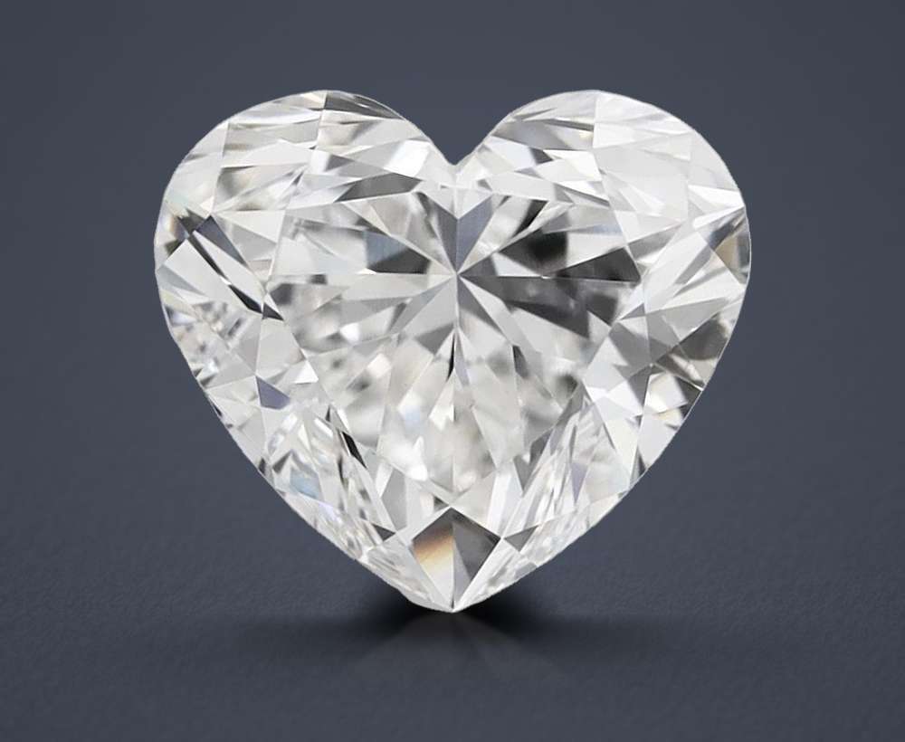 2.01ct E VS1 Rare Carat Ideal Cut Heart Lab Grown Diamond