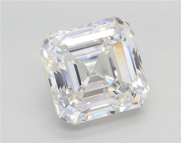 10.08ct E VS2 Very Good Cut Asscher Lab Grown Diamond