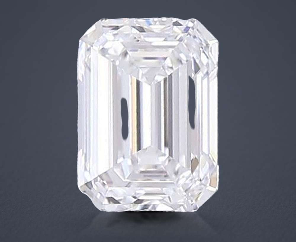 1.11ct E VS1 Rare Carat Ideal Cut Emerald Lab Grown Diamond