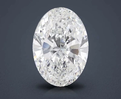 10.04ct F VVS2 Rare Carat Ideal Cut Oval Lab Grown Diamond
