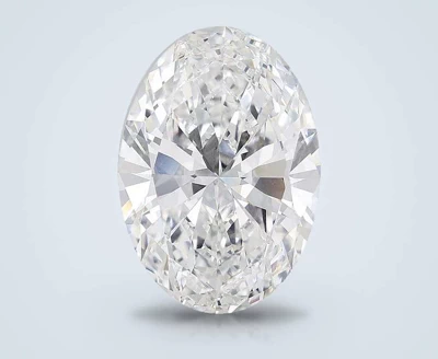 10.04ct F VVS2 Rare Carat Ideal Cut Oval Lab Grown Diamond