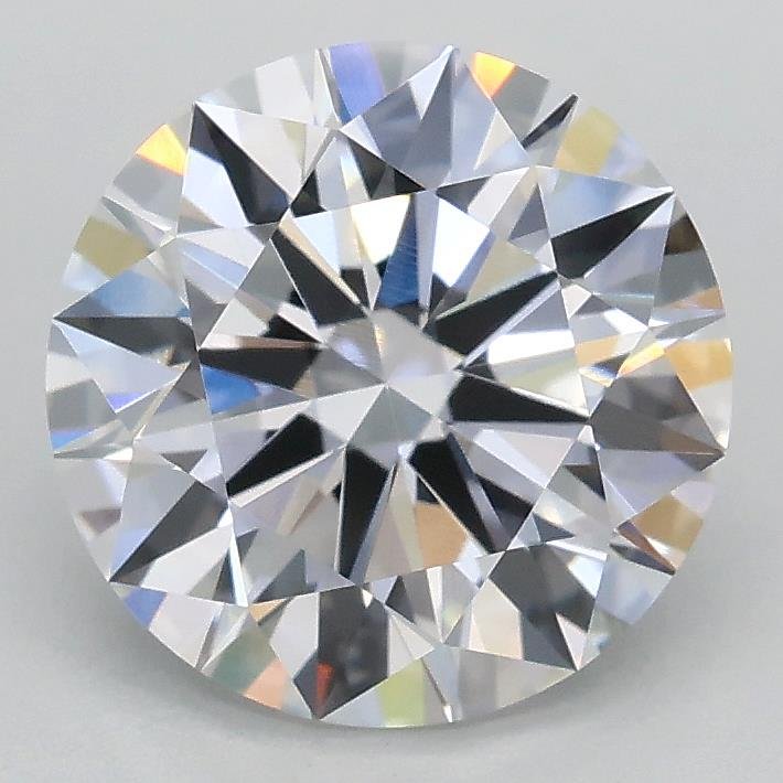 2.03ct D VVS2 Rare Carat Ideal Cut Round Lab Grown Diamond