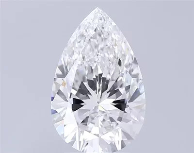 3.03ct F VVS2 Rare Carat Ideal Cut Pear Lab Grown Diamond