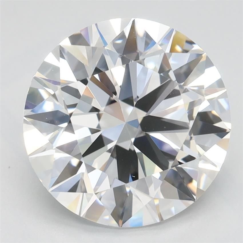 3.26ct D VVS1 Rare Carat Ideal Cut Round Lab Grown Diamond