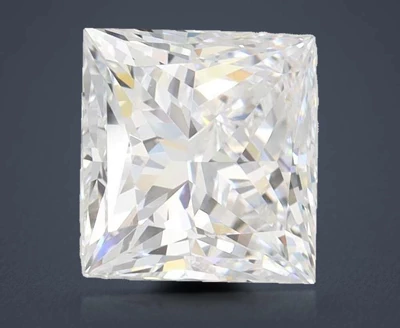 2.16ct D VVS1 Rare Carat Ideal Cut Princess Lab Grown Diamond