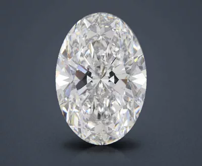 17.38ct F VS2 Rare Carat Ideal Cut Oval Lab Grown Diamond