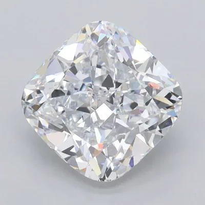 2.04ct D VVS1 Rare Carat Ideal Cut Cushion Lab Grown Diamond