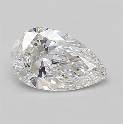 1.28ct D VVS2 Rare Carat Ideal Cut Pear Lab Grown Diamond