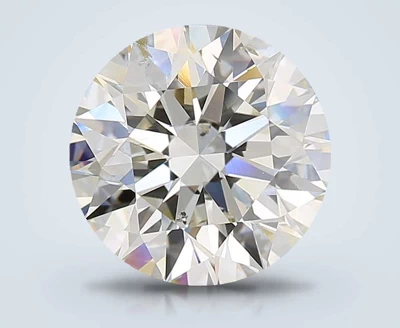 3.02ct I SI1 Rare Carat Ideal Cut Round Diamond