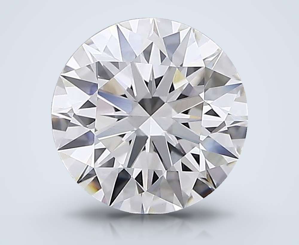 2.09ct H VVS2 Rare Carat Ideal Cut Round Lab Grown Diamond