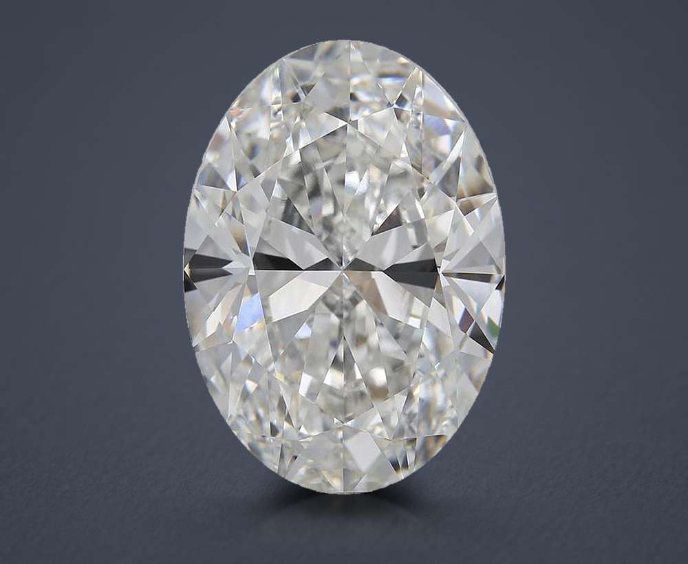15.07ct F VVS2 Rare Carat Ideal Cut Oval Lab Grown Diamond
