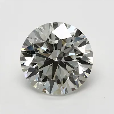3.05ct K SI1 Rare Carat Ideal Cut Round Diamond