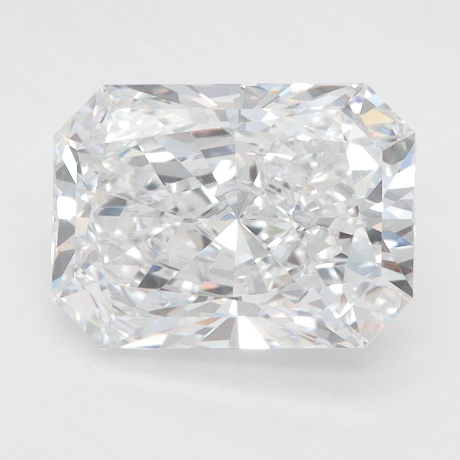 3.08ct D VVS2 Rare Carat Ideal Cut Radiant Lab Grown Diamond