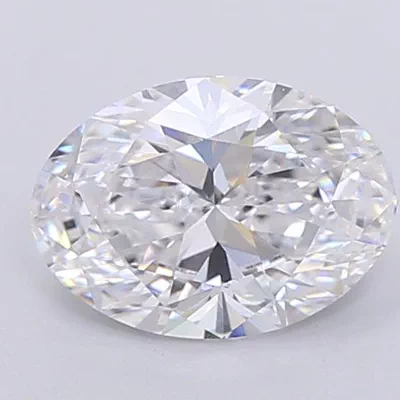 1.56ct E IF Rare Carat Ideal Cut Oval Lab Grown Diamond
