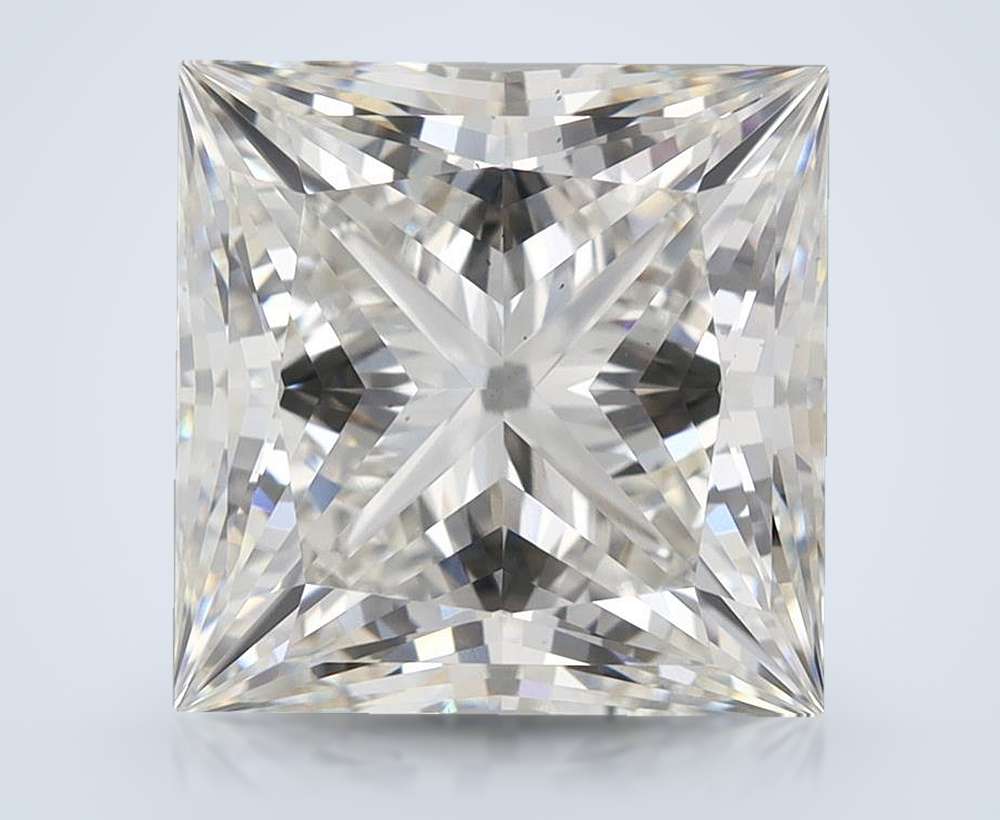 6.60ct H VS2 Rare Carat Ideal Cut Princess Lab Grown Diamond