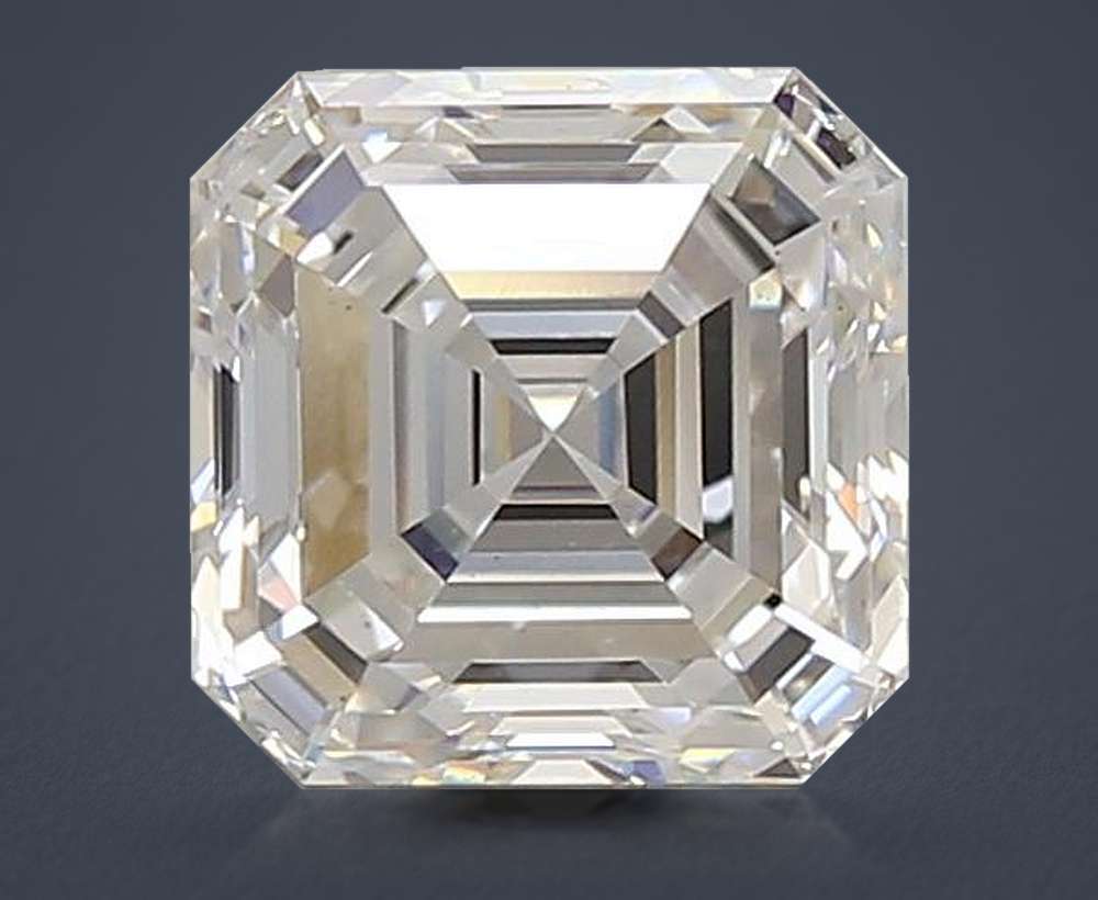 1.85ct D VS1 Excellent Cut Asscher Lab Grown Diamond