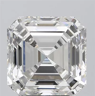 6.83ct H VVS2 Rare Carat Ideal Cut Asscher Lab Grown Diamond