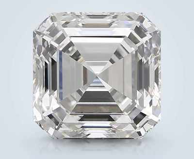 6.83ct H VVS2 Rare Carat Ideal Cut Asscher Lab Grown Diamond