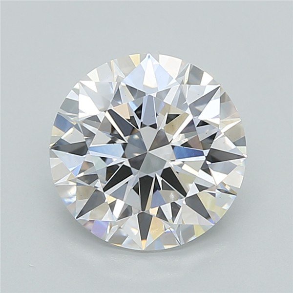 2.01ct E VS2 Rare Carat Ideal Cut Round Lab Grown Diamond