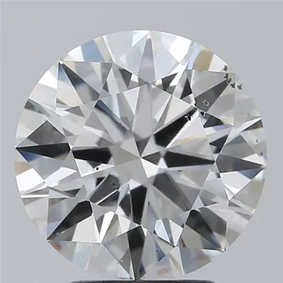 3.04ct G SI1 Excellent Cut Round Lab Grown Diamond