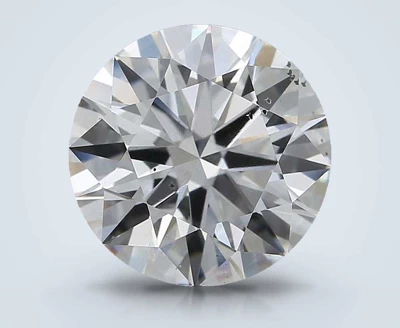 3.04ct G SI1 Excellent Cut Round Lab Grown Diamond