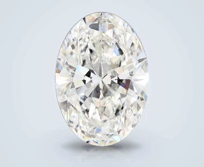 11.54ct F VS1 Rare Carat Ideal Cut Oval Lab Grown Diamond