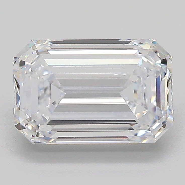 2.09ct D VS2 Rare Carat Ideal Cut Emerald Lab Grown Diamond