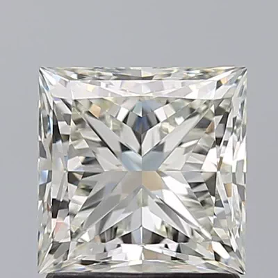 1.70ct K VVS2 Rare Carat Ideal Cut Princess Diamond