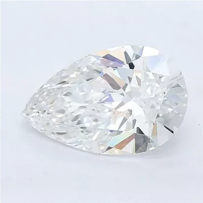 1.56ct D VVS2 Rare Carat Ideal Cut Pear Lab Grown Diamond