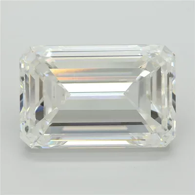 11.39ct F VVS2 Very Good Cut Emerald Lab Grown Diamond