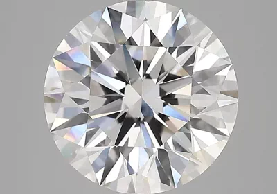 5.12ct F VVS2 Rare Carat Ideal Cut Round Diamond