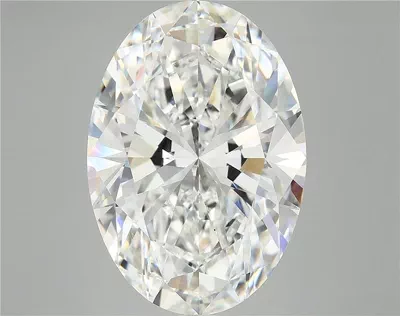 10.07ct F VS1 Rare Carat Ideal Cut Oval Lab Grown Diamond