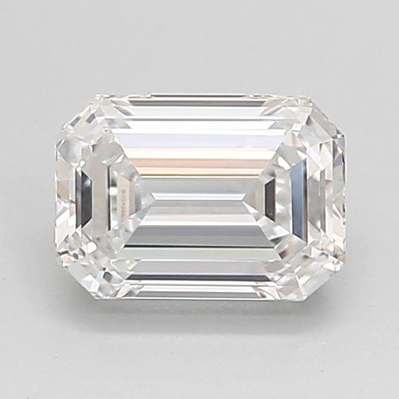 1.08ct D VVS1 Rare Carat Ideal Cut Emerald Lab Grown Diamond