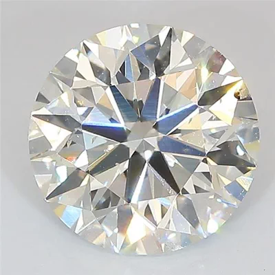 3.02ct J SI1 Excellent Cut Round Lab Grown Diamond