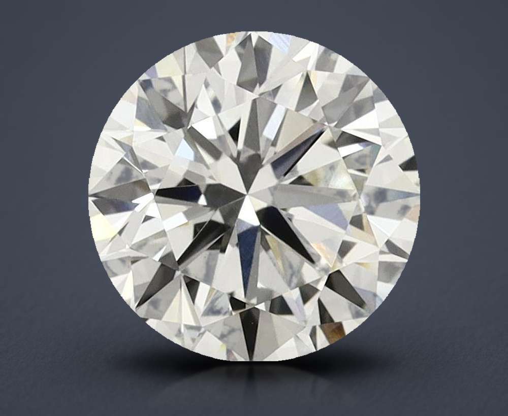 3.01ct I VVS2 Very Good Cut Round Lab Grown Diamond