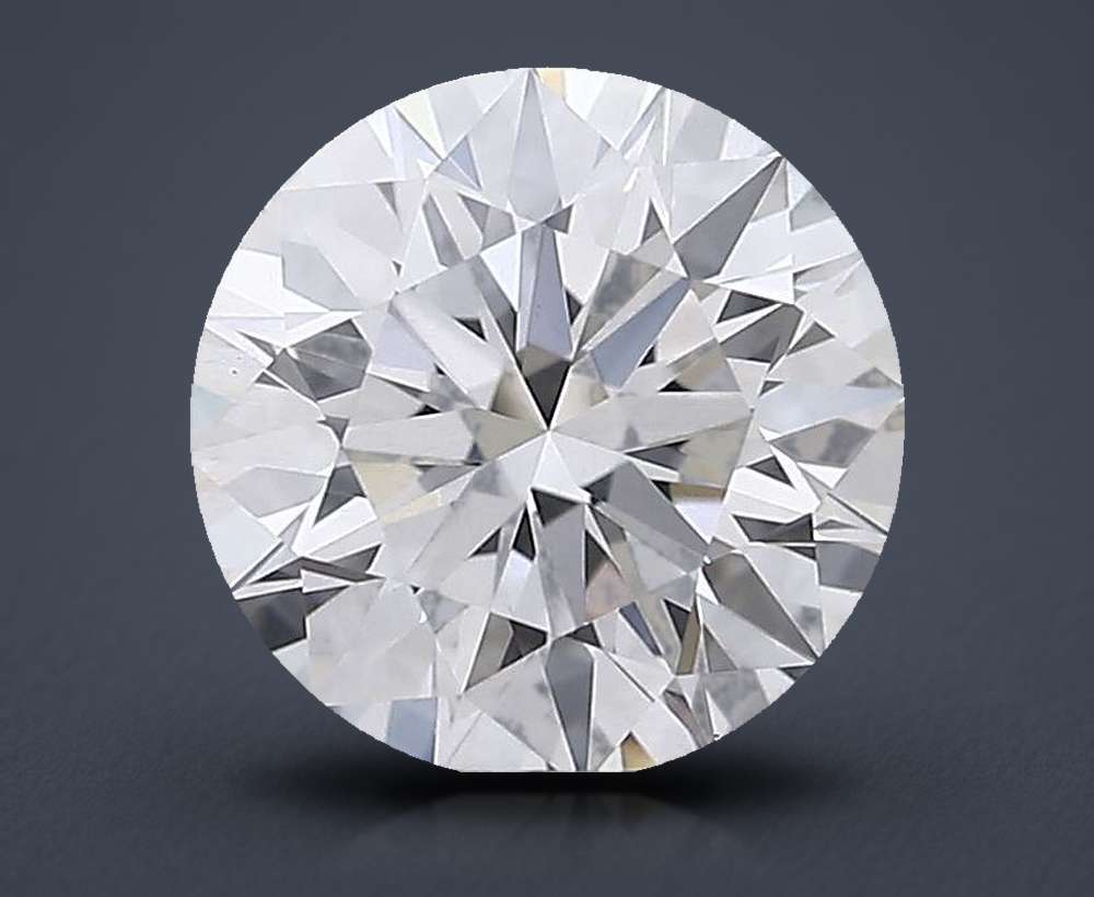 1.00ct F SI1 Rare Carat Ideal Cut Round Lab Grown Diamond