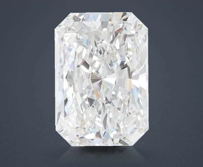 1.57ct D VVS2 Rare Carat Ideal Cut Radiant Lab Grown Diamond