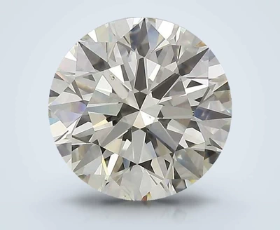 2.52ct K VS2 Rare Carat Ideal Cut Round Diamond