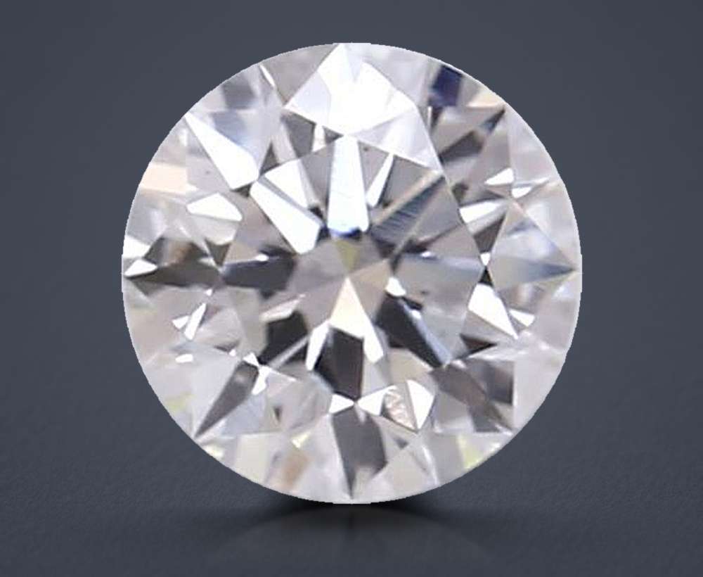 1.54ct F VS2 Rare Carat Ideal Cut Round Lab Grown Diamond