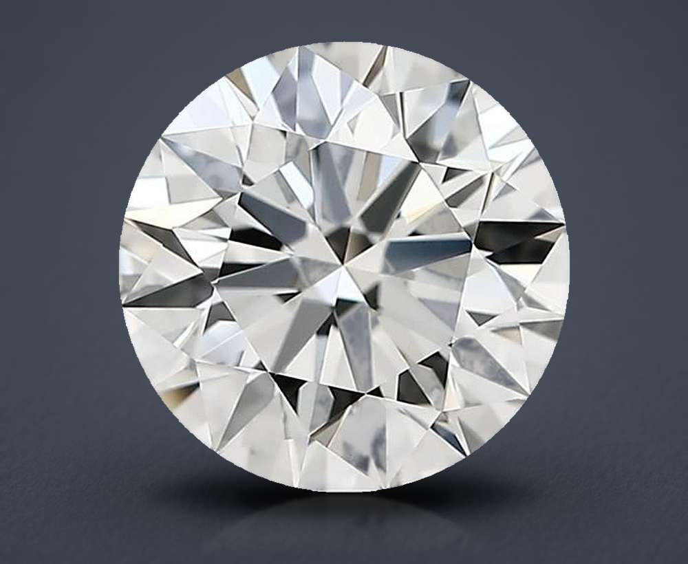 4.10ct J IF Rare Carat Ideal Cut Round Diamond