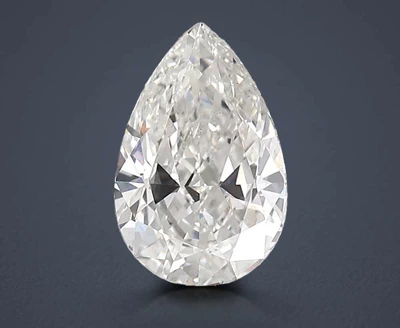 3.05ct F VS2 Rare Carat Ideal Cut Pear Lab Grown Diamond