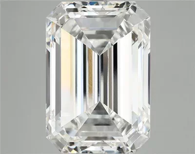 13.79ct F VVS2 Rare Carat Ideal Cut Emerald Lab Grown Diamond