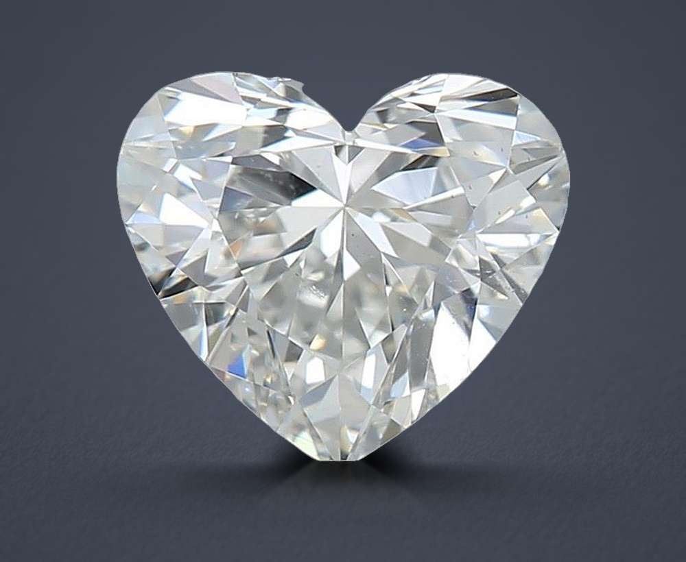 0.58ct I SI2 Rare Carat Ideal Cut Heart Diamond