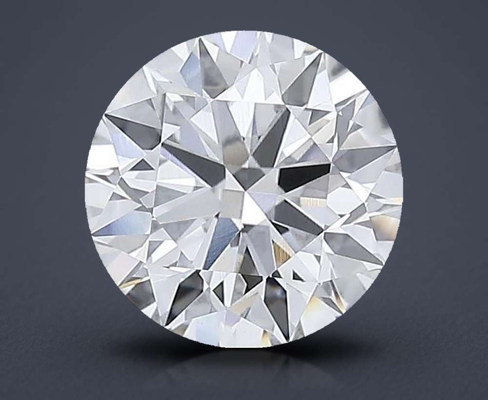 2.10ct H VVS2 Rare Carat Ideal Cut Round Lab Grown Diamond